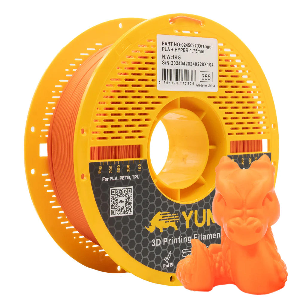 Filament PLA+ Premium Hyper Vitesse Orange AMS-ROLL - 1kg / 1.75mm